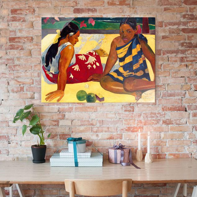 Kunst stilarter impressionisme Paul Gauguin - Parau Api (Two Women Of Tahiti)