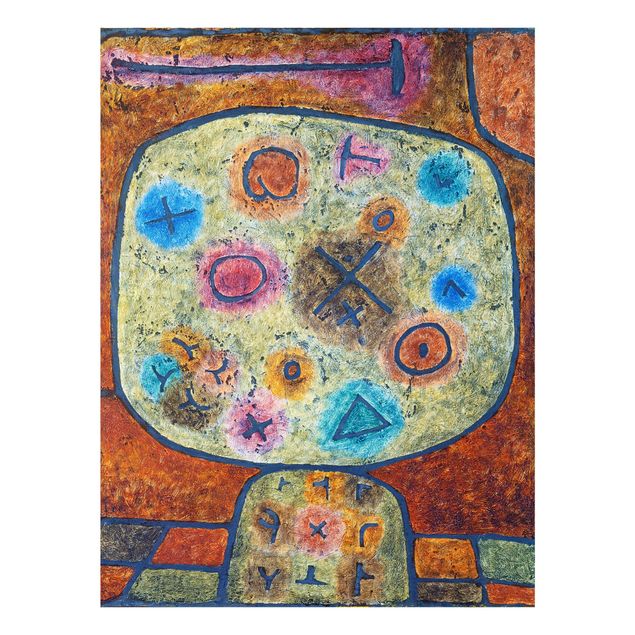 Billeder abstrakt Paul Klee - Flowers in Stone
