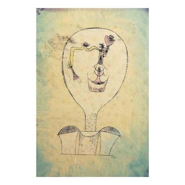 Billeder abstrakt Paul Klee - The Bud of the Smile