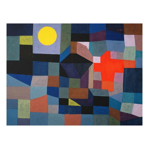 Billeder mønstre Paul Klee - Fire At Full Moon