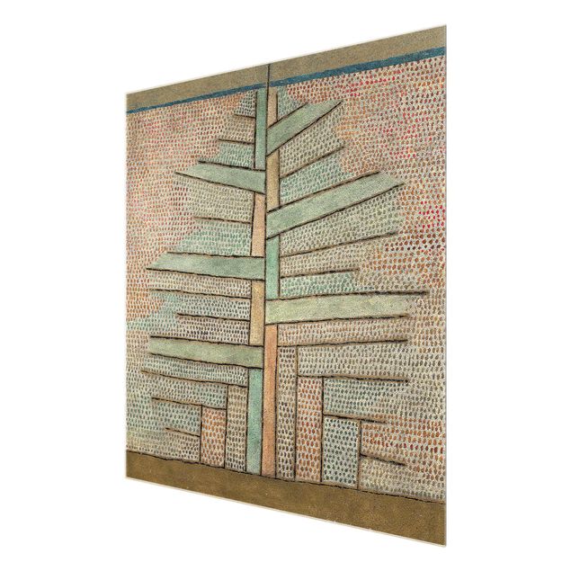 Glasbilleder abstrakt Paul Klee - Pine