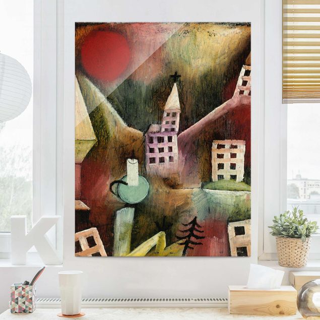 Kunst stilarter Paul Klee - Destroyed Village