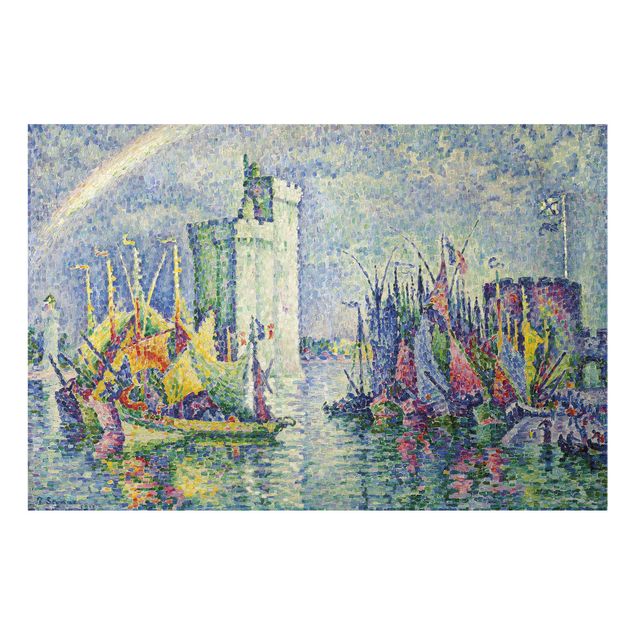 Billeder kunsttryk Paul Signac - Rainbow at the Port of La Rochelle