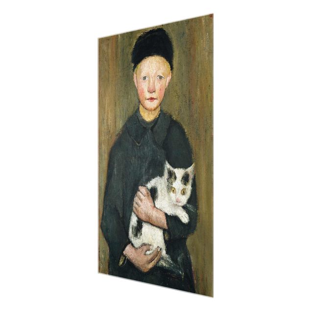 Billeder portræt Paula Modersohn-Becker - Boy with Cat