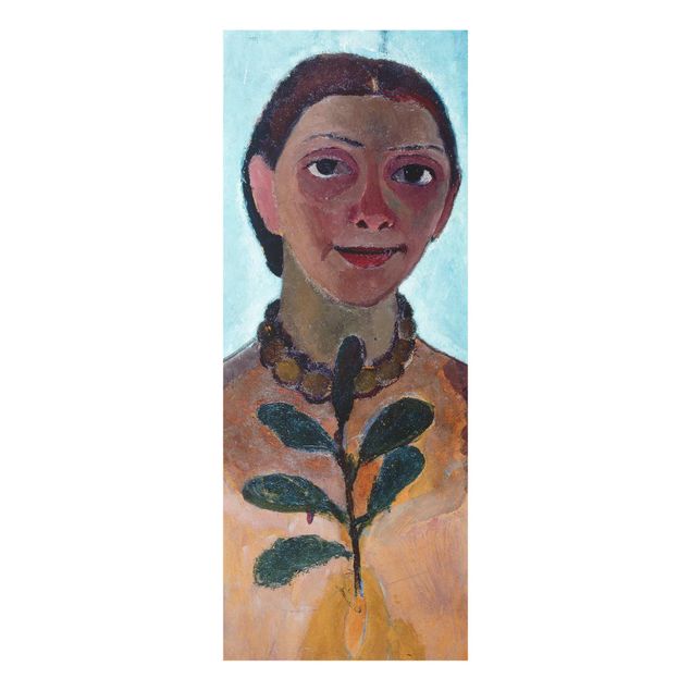 Billeder portræt Paula Modersohn-Becker - Self-Portrait With Camellia Twig