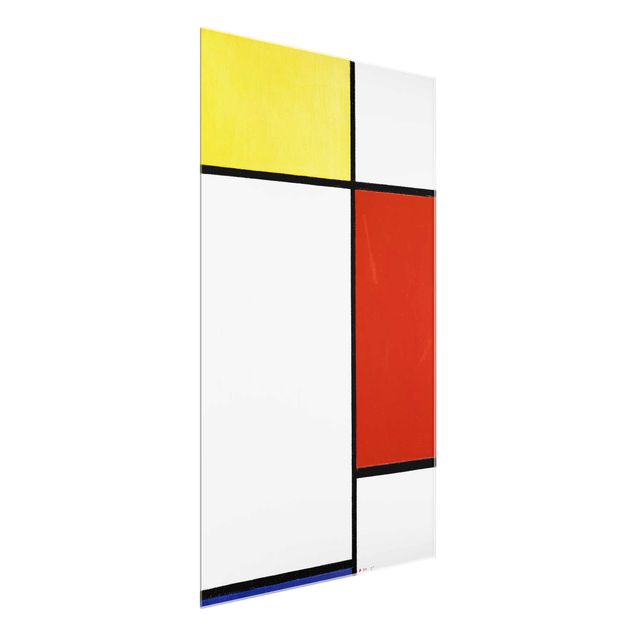 Glasbilleder abstrakt Piet Mondrian - Composition I