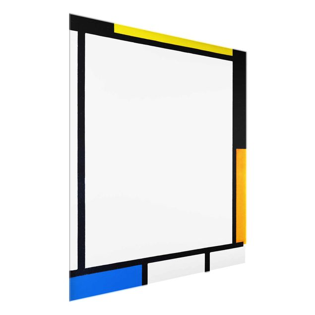 Glasbilleder abstrakt Piet Mondrian - Composition II