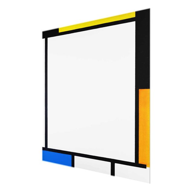 Billeder abstrakt Piet Mondrian - Composition III with Red, Yellow and Blue