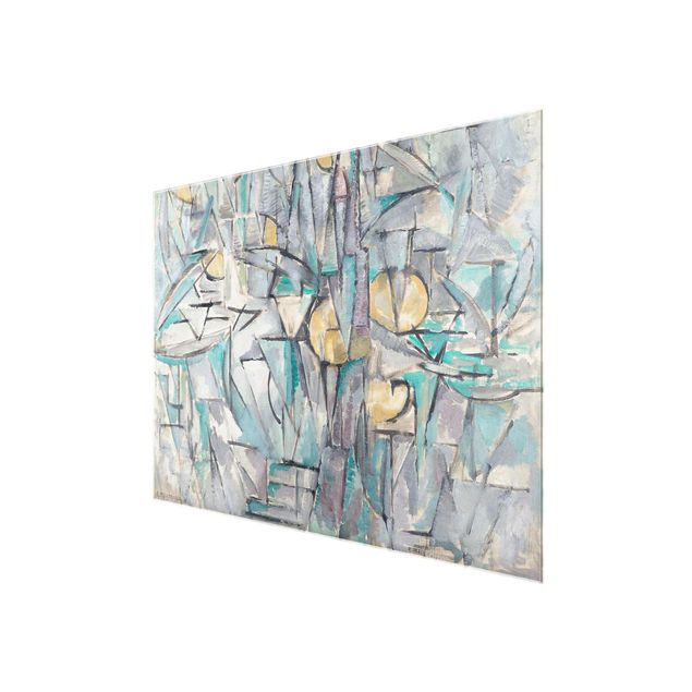 Billeder abstrakt Piet Mondrian - Composition X