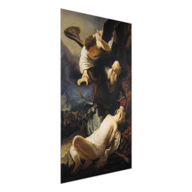 Billeder barok Rembrandt van Rijn - The Angel prevents the Sacrifice of Isaac