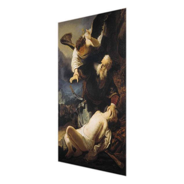 Billeder portræt Rembrandt van Rijn - The Angel prevents the Sacrifice of Isaac