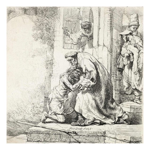 Billeder portræt Rembrandt van Rijn - The Return of the prodigal Son