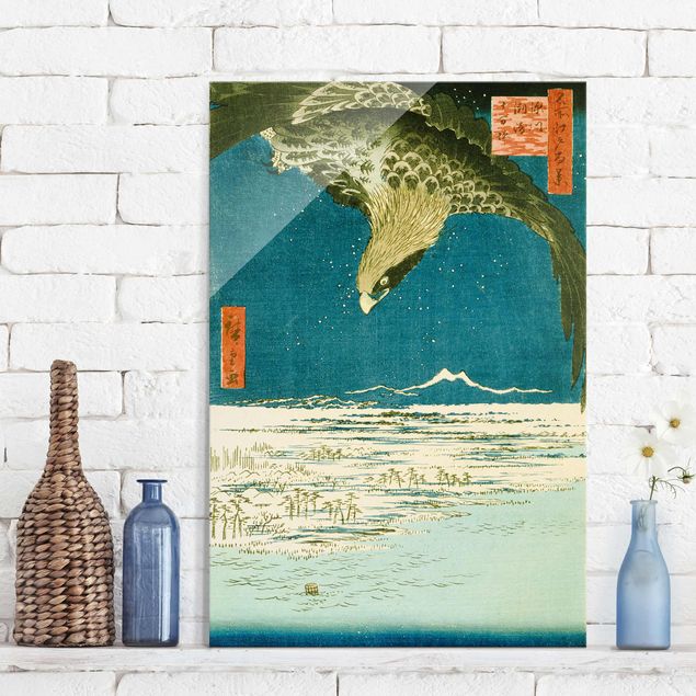 køkken dekorationer Utagawa Hiroshige - The Plain near Fukagawa Susaki