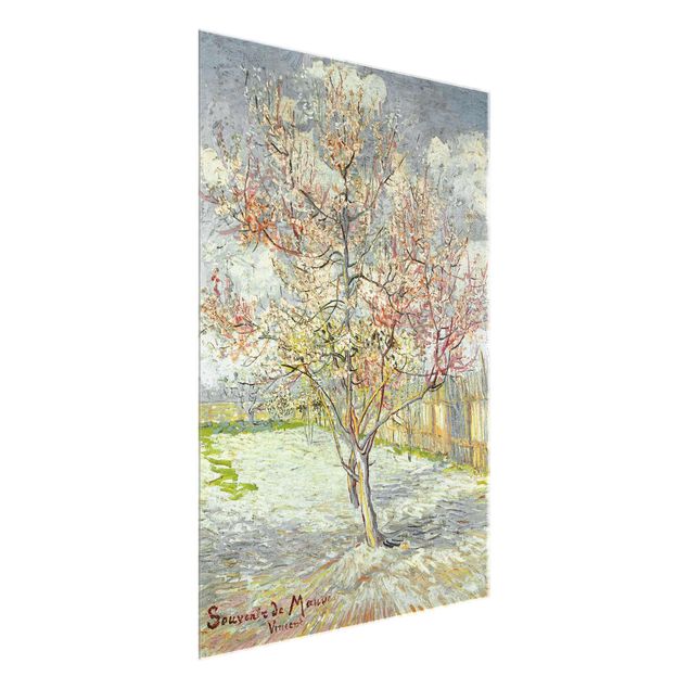 Kunst stilarter post impressionisme Vincent van Gogh - Flowering Peach Trees
