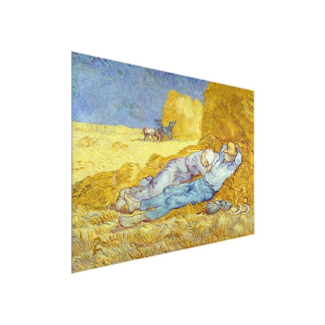 Kunst stilarter post impressionisme Vincent Van Gogh - The Napping