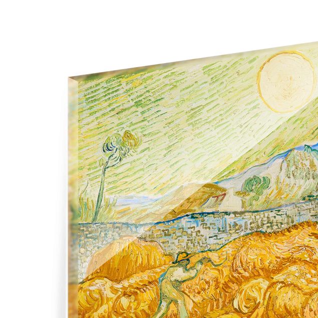 Billeder landskaber Vincent Van Gogh - The Harvest, The Grain Field