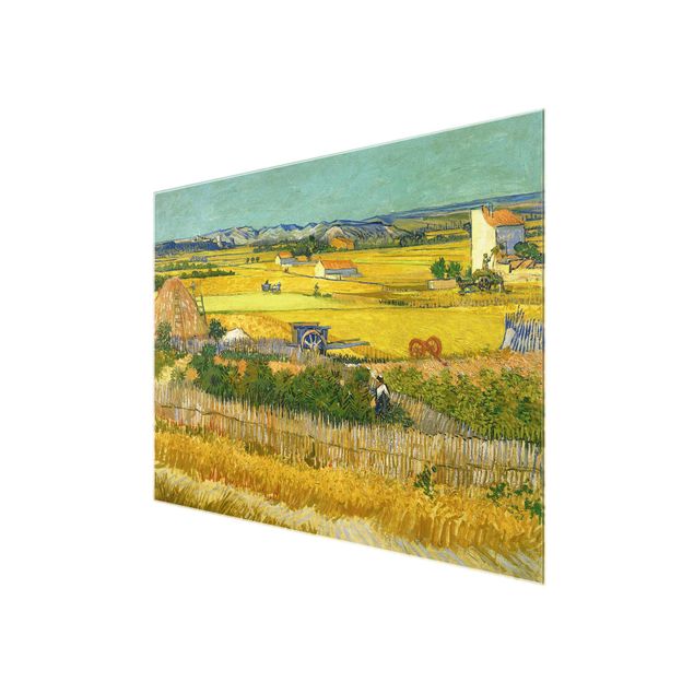 Glasbilleder landskaber Vincent Van Gogh - The Harvest