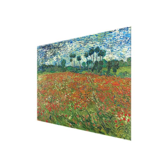 Kunst stilarter post impressionisme Vincent Van Gogh - Poppy Field