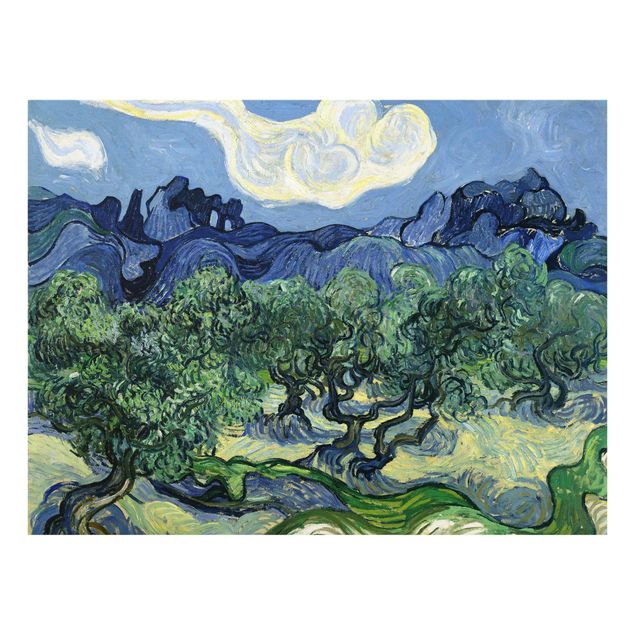 Kunst stilarter Vincent Van Gogh - Olive Trees