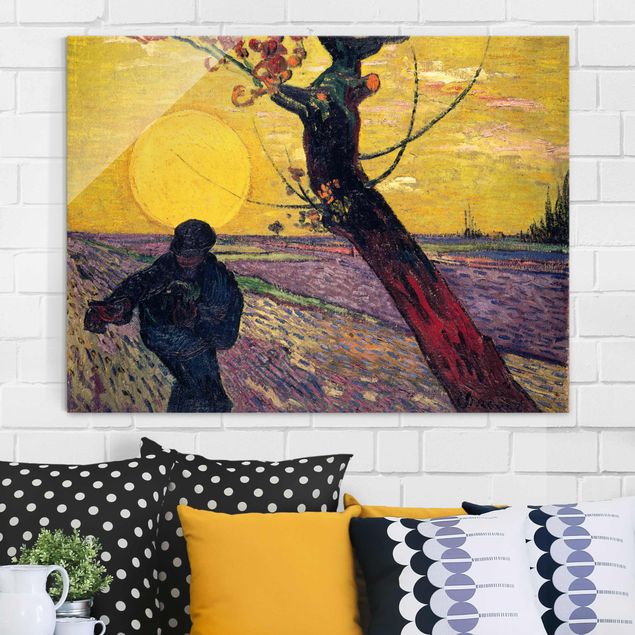 køkken dekorationer Vincent Van Gogh - Sower With Setting Sun