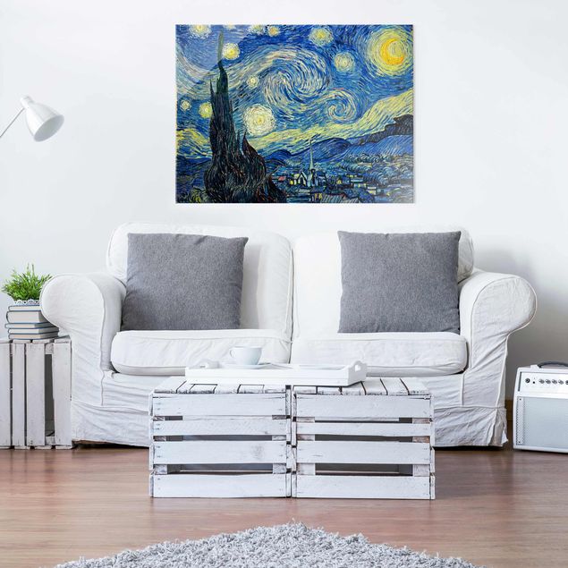 Kunst stilarter impressionisme Vincent Van Gogh - The Starry Night