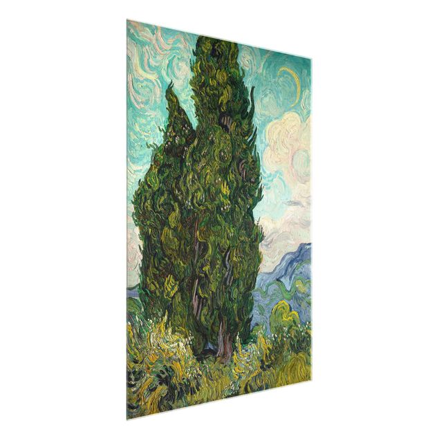 Kunst stilarter post impressionisme Vincent van Gogh - Cypresses