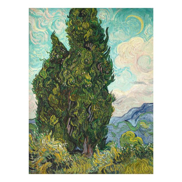 Kunst stilarter Vincent van Gogh - Cypresses