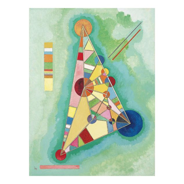 Billeder kunsttryk Wassily Kandinsky - Variegation in the Triangle