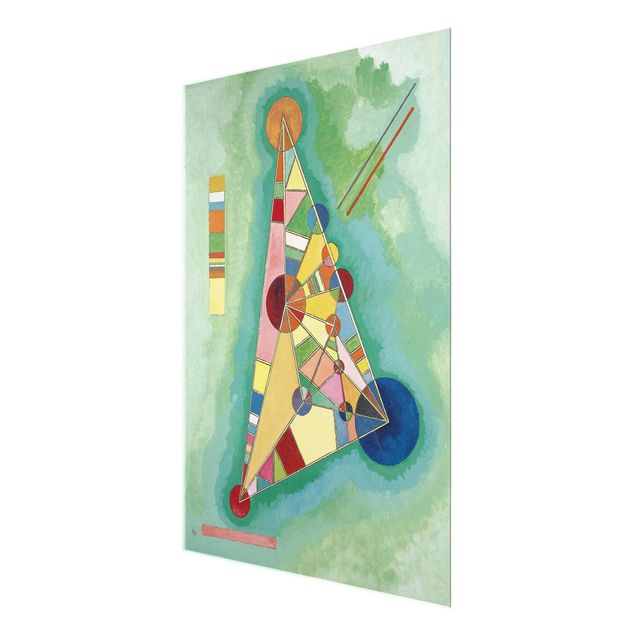 Billeder abstrakt Wassily Kandinsky - Variegation in the Triangle