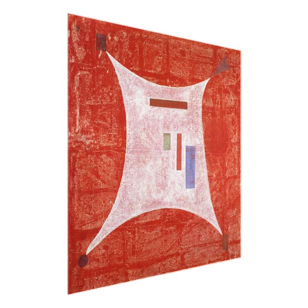 Glasbilleder abstrakt Wassily Kandinsky - Towards The Four Corners
