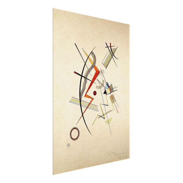 Glasbilleder abstrakt Wassily Kandinsky - Annual Gift to the Kandinsky Society