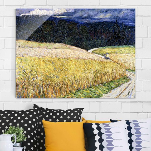 Kunst stilarter ekspressionisme Wassily Kandinsky - Kallmünz - Thunderstorm (The Stagecoach)