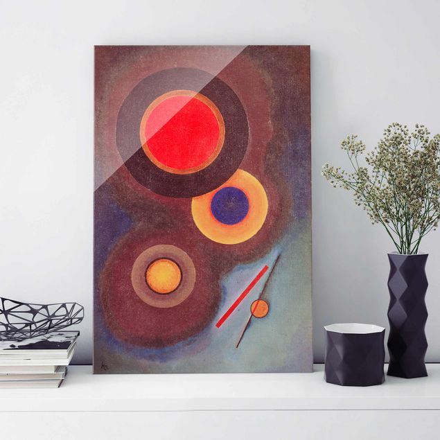 Kunst stilarter ekspressionisme Wassily Kandinsky - Circles And Lines