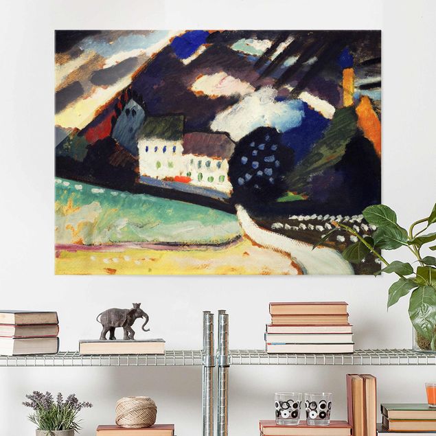 Kunst stilarter ekspressionisme Wassily Kandinsky - Murnau, Castle And Church Ii