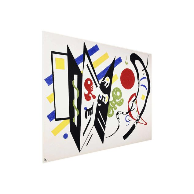 Glasbilleder abstrakt Wassily Kandinsky - Reciproque