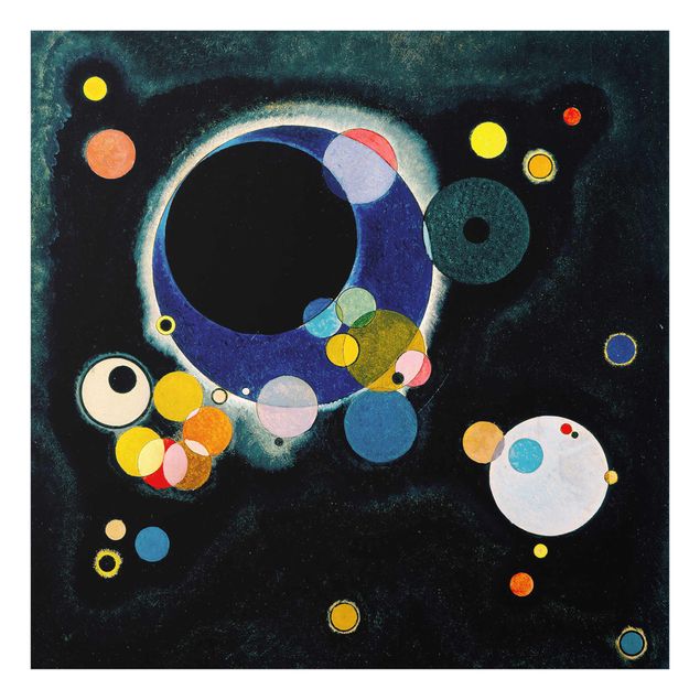 Billeder kunsttryk Wassily Kandinsky - Sketch Circles