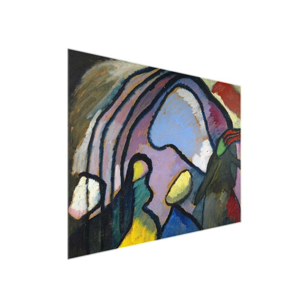 Glasbilleder abstrakt Wassily Kandinsky - Study For Improvisation 10