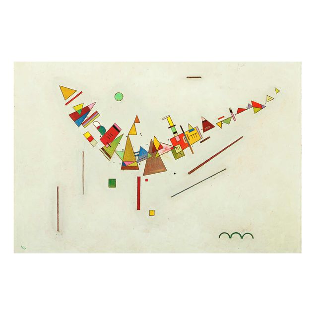 Billeder kunsttryk Wassily Kandinsky - Angular Swing
