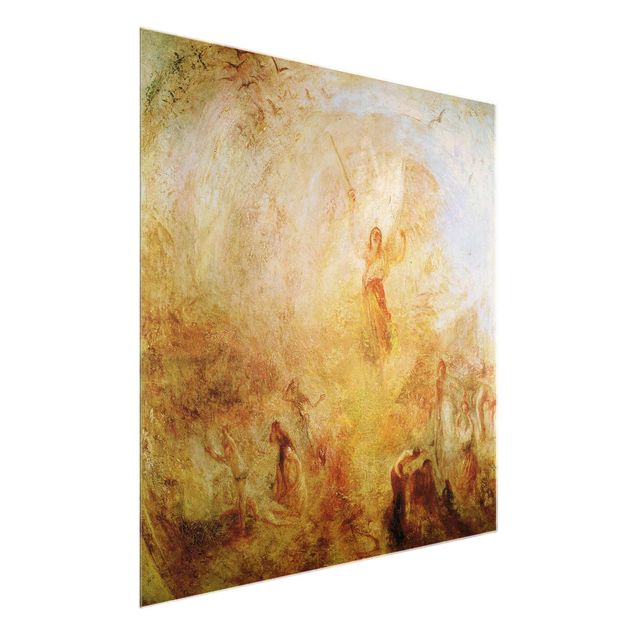 Glasbilleder abstrakt William Turner - The Angel Standing in the Sun