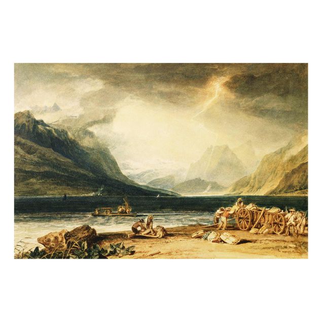 Kunst stilarter William Turner - The Lake of Thun, Switzerland
