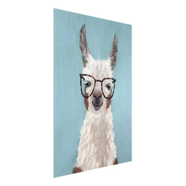 Billeder moderne Lama With Glasses II
