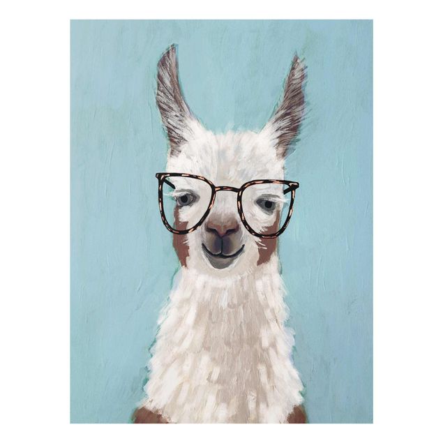 Billeder dyr Lama With Glasses II