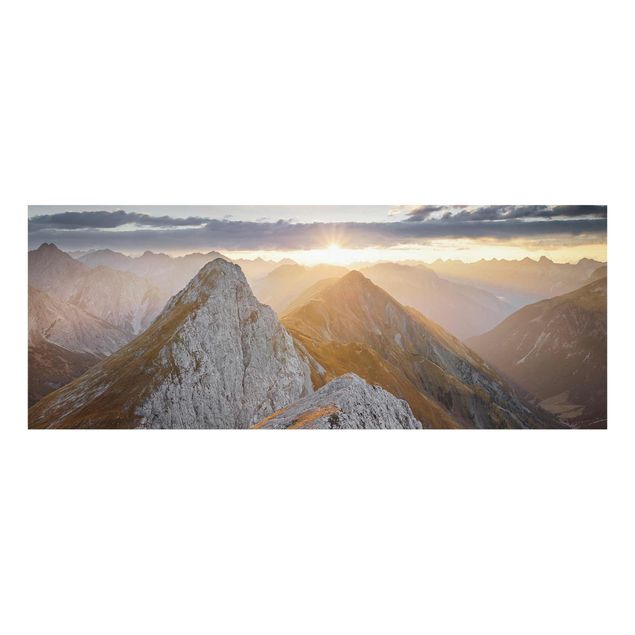 Billeder landskaber Lechtal Alps