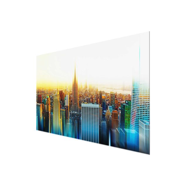 Glasbilleder abstrakt Manhattan Abstract