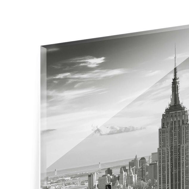 Billeder sort og hvid Manhattan Skyline