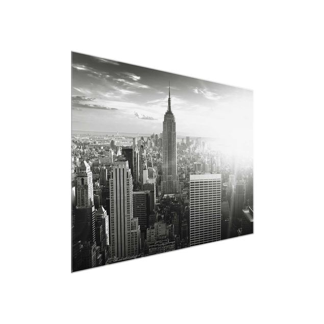 Glasbilleder arkitektur og skyline Manhattan Skyline