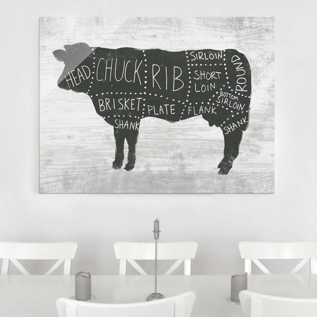 køkken dekorationer Butcher Board - Beef