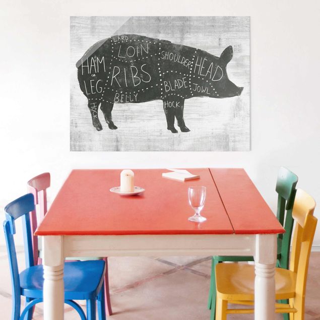 Billeder moderne Butcher Board - Pig