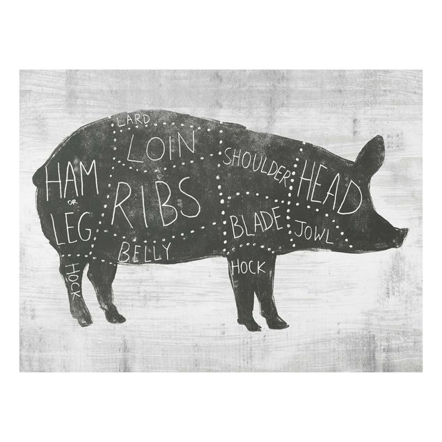 Billeder Butcher Board - Pig