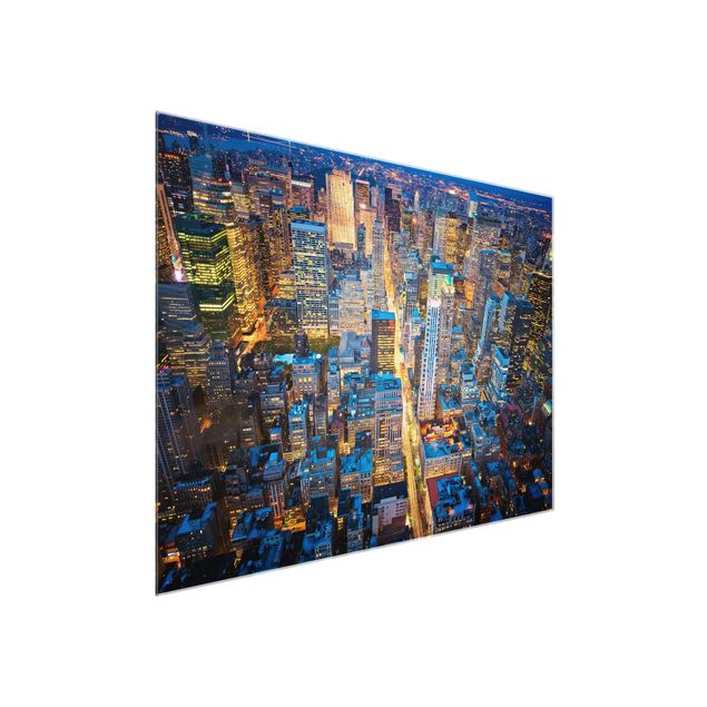 Glasbilleder arkitektur og skyline Midtown Manhattan